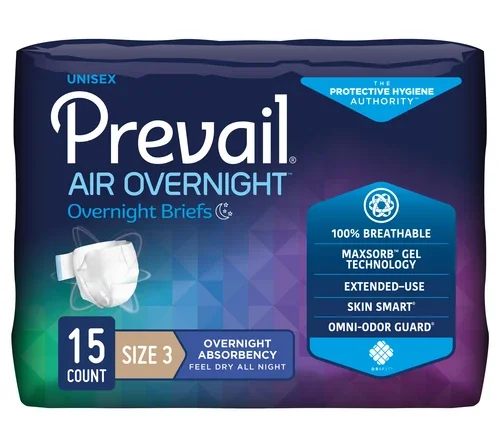 Prevail Air Overnight, Size 3 / Xl, 58-70″