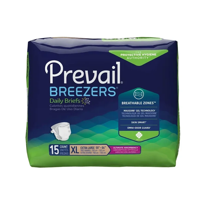 Prevail® Breezers® Ultimate Incontinence Brief, Extra Large
