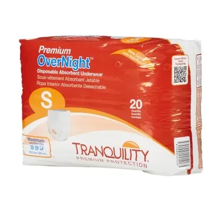 Principle Business Enterprises Tranquility Premium OverNight Adult Absorbent Underwear Pull On Small Disposable Heavy Absorbency – 2114