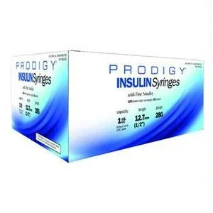 Prodigy Insulin Syringe 31g X 5/16″, 1/2 Ml (100 Count)
