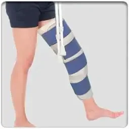 Professional Products Ezy Wrap Knee Immobilizer ezy wrap One Size Fits Most 20 Inch Length Left or Right Knee – 1259-UL-C2-20