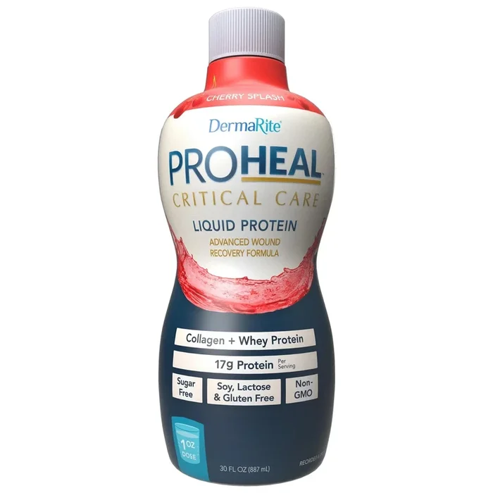 ProHeal™ Critical Care Cherry Splash Liquid Protein Wound Recovery Formula, 30-ounce bottle
