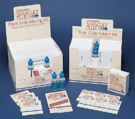 Propper Manufacturing Seracult Plus Rapid Test Kit Colorectal Cancer Screening Fecal Occult Blood Test (FOBT) Stool Sample CLIA Waived 100 Tests – 37400100