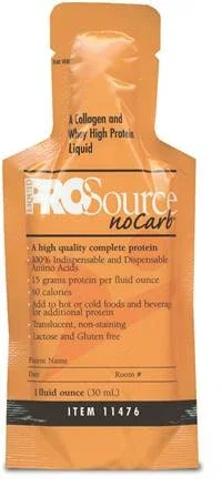 ProSource NoCarb Protein Supplement Unflavored 1 oz. Bottle Concentrate, 11476 – Case of 100