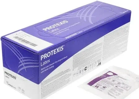Protexis Latex Micro Surgical Gloves, Powder-free, Sterile, Nitrile Coating, Size 6