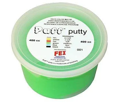Puff LiTE Exercise Putty – medium – green – 400cc
