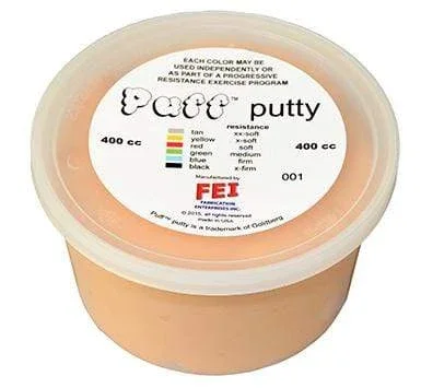Puff LiTE Exercise Putty – xx-soft – tan – 400cc