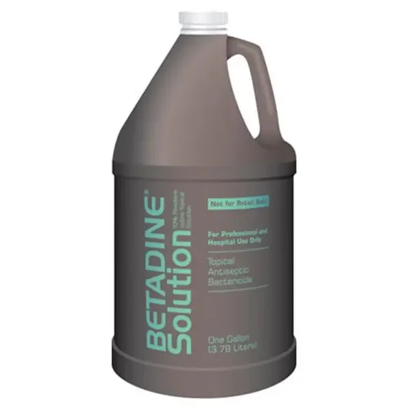 Purdue Products LP Solution Antiseptic Betadine 1 Gallon 1Ga/Bt, 4 Bt/Ca – BSOLG1