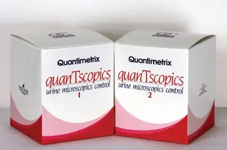 Quantimetrix QuanTscopics Urine Chemistry Urinalysis Control Urinalysis / Microscopics Level 1 / Low 4 X 120 mL – 1481-41
