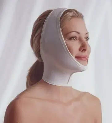 Rainey Compression Facial Wrap One Size Fits Most Spandex White – UF80_OS_VF_W