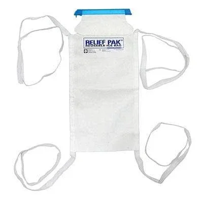 Relief Pak Insulated Ice Bag – Tie Strings – large – 7″ x 13″