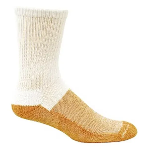 Renfro Corporation Socks Compression Copper Sole Premium Crew Length Xl Men 12-14 White 1/Pr – CSCU-2125-WX