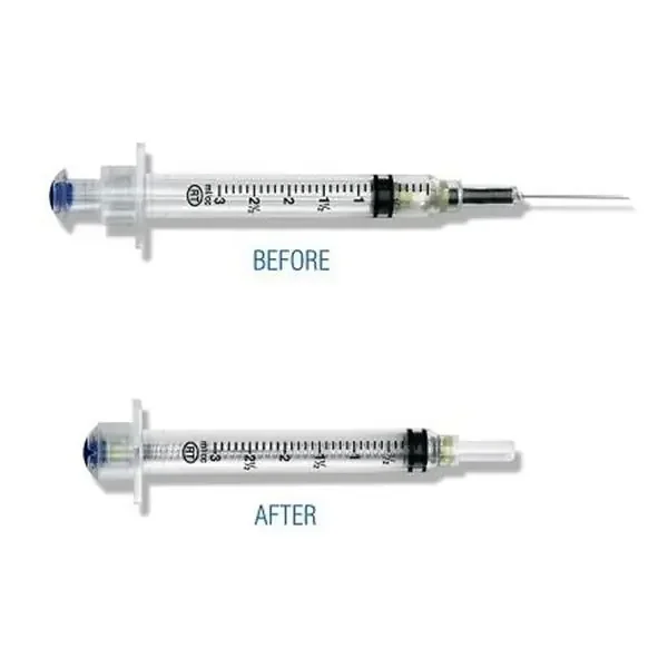 Retractable Technologies Syringe/Needle 10Cc Lubricated 22Gx1-1/2″ Vanishpoint Safety 600/Case – 11041