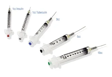Retractable Technologies VanishPoint Syringe with Hypodermic Needle 3 mL 21 Gauge 1-1/2 Inch Attached Needle Retractable Needle – 10361