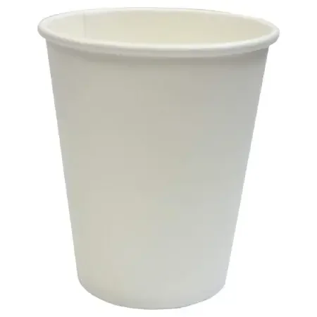 Rj Schinner Co Drinking Cup Empress Hot Cups 8 Oz. White Paper Disposable – EHC8-W