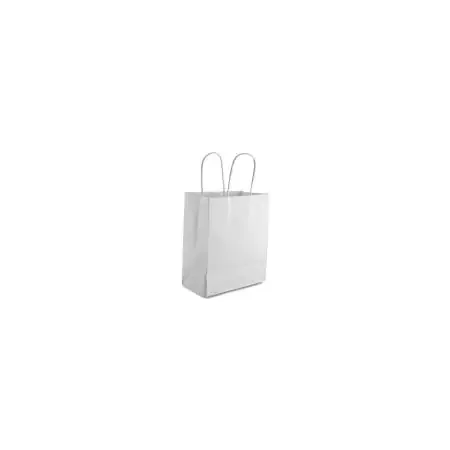Saalfeld Redistribution Duro Tempo Shopping Bag White Virgin Paper – 84598