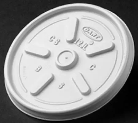 Saalfeld Redistribution Lid Plastic, White, Vented – 12JL