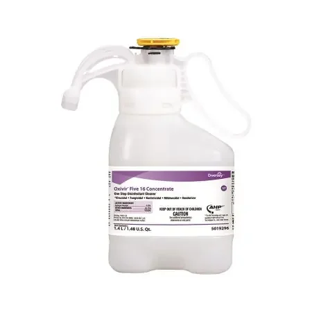 Saalfeld Redistribution Oxivir Five 16 Surface Disinfectant Cleaner Peroxide Based Liquid Concentrate 1.4 Liter Bottle Scented – 5019296
