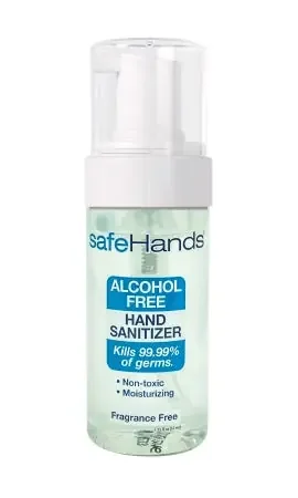 Safehands SafeHands Alcohol-Free Hand Sanitizer 1.75 oz. BZK (Benzalkonium Chloride) Foaming Bottle – SHC-1.75-24