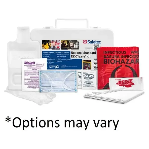 Safetec Of America Inc Kit Spill Ez-Cleans Plstc W/ Vnl Glv/Scp Each – 25005