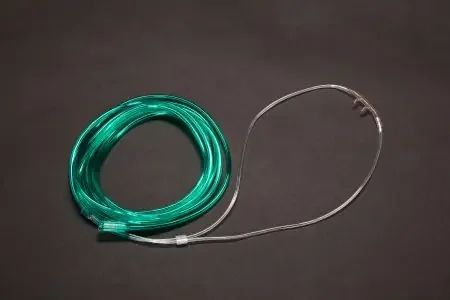 Salter Labs Salter-Style Nasal Cannula High Flow Adult Curved Prong / Non-flared Tip – 1600HF-7-25
