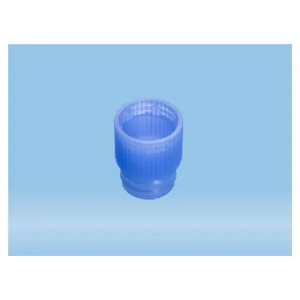 Sarstedt Push Tube Cap Ldpe Blue 13Mm 1000/Pk – 65.806.306