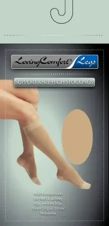 Scott Specialties Compression Stockings Knee High X-Large Beige – 1651 BEI XL