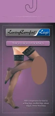 Scott Specialties Compression Stockings Thigh High Medium Black – 1671 BLA MD