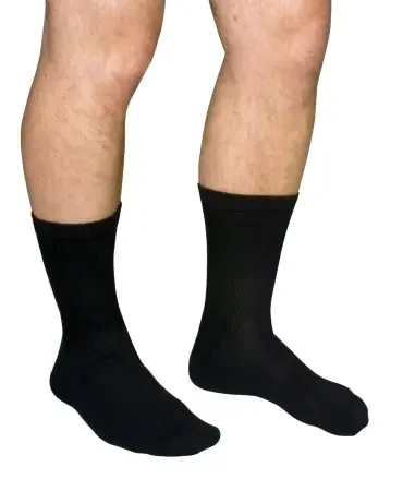 Scott Specialties Diabetic Compression Socks Crew Medium Black Closed Toe – CO1680 BLA MD