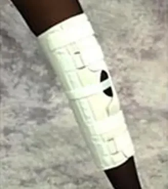 Scott Specialties Knee Immobilizer X-Large Hook and Loop Closure 20 Inch Length Left or Right Knee – 3120-XLG