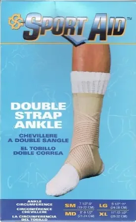 Scott Specialties Spandex Ankle Support X-Large Slip-On / Hook and Loop Closure Left or Right Foot – SA0325 BEI XL