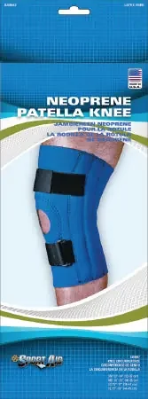 Scott Specialties Sport-Aid Knee Sleeve X-Large Slip-On 17 to 19 Inch Circumference Left or Right Knee – SA9086 BLA XL