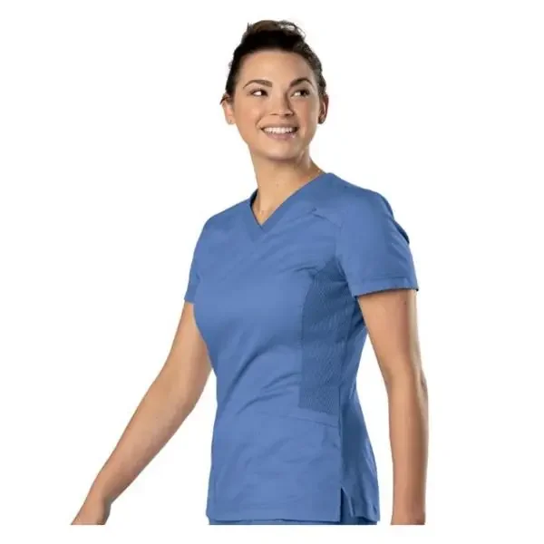 ScrubZone (R) by Landau Shirt Scrub Unisex Medium Ceil Blue Ea – 71221BCPM