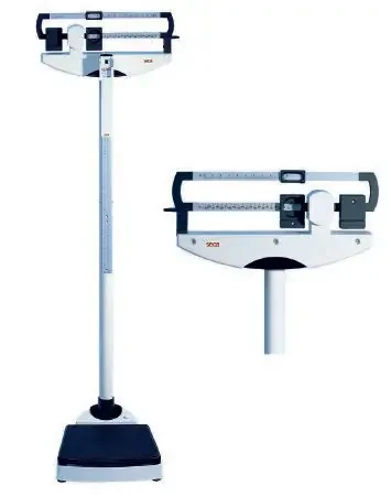Seca Seca 700 Platform Scale w Height Rod Balance Beam 500 lbs. White Mechanical – 7001121998