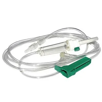 Secondary Administration Set With Standard Bore Tubing 35″, Universal Spike Drip Chamber 20ml