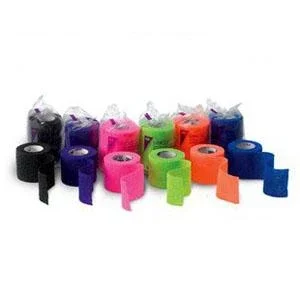 Self Adherent Wrap with Hand Tear Fully Stretched Roll