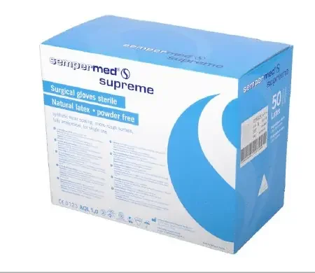 Sempermed USA Sempermed Supreme Surgical Glove Size 7.5 Sterile Latex Standard Cuff Length Fully Textured Ivory Not Chemo Approved – SPFP750