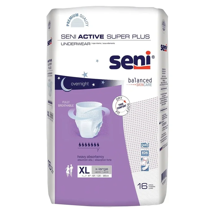 Seni® Active Super Plus Absorbent Underwear, X-Large