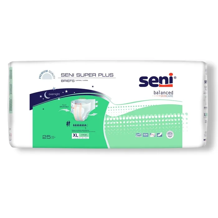 Seni® Super Plus Severe Absorbency Incontinence Brief, Extra Large