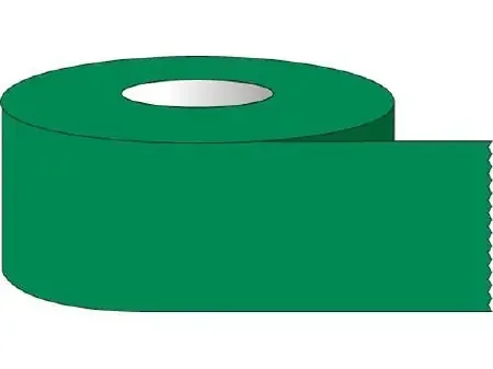 Shamrock Scientific Blank Label Tape Multipurpose Label Without Legend Green 1/2 X 500 Inch – ST-12-25