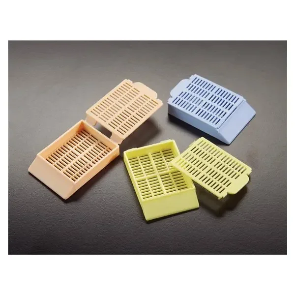 Simport Plastics Ltd. Histosette I Processing/Embedding Tissue Cassette Gray Lid 1500/Ca – M490-9