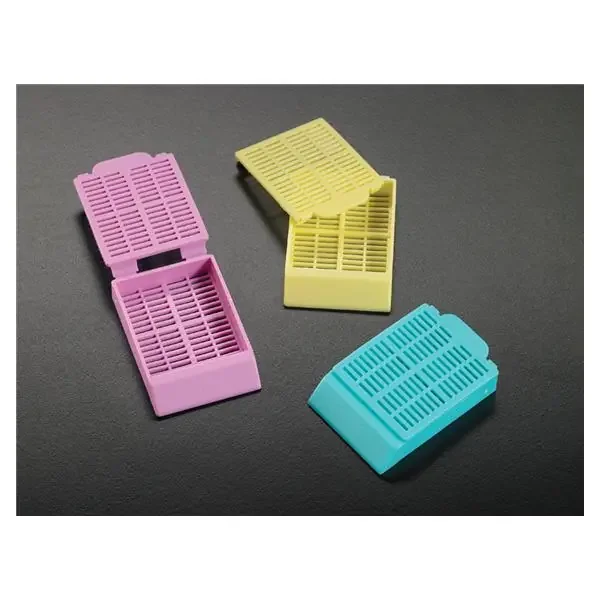 Simport Plastics Ltd. Histosette I Processing/Embedding Tissue Cassette Green Lid 1500/Ca – M498-4