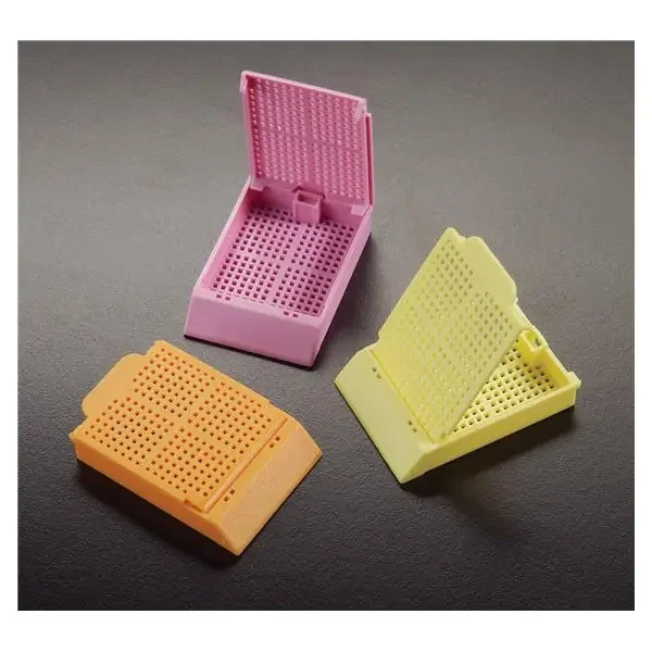 Simport Plastics Ltd. Histosette Ii Processing/Embedding Biopsy Cassette Orange Lid 1500/Ca – M493-11