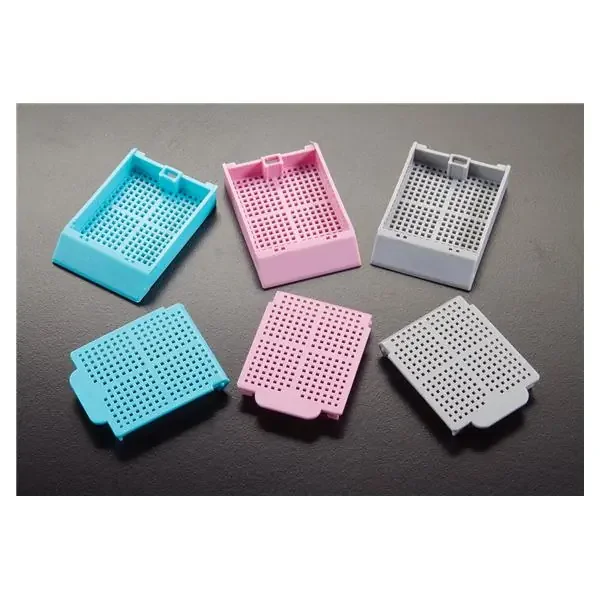 Simport Plastics Ltd. Histosette Ii Processing/Embedding Biopsy Cassette Peach Lid 1000/Ca – M486-7