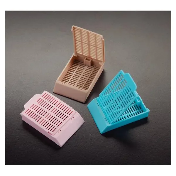 Simport Plastics Ltd. Histosette Ii Processing/Embedding Tissue Cassette Peach Lid 1500/Ca – M492-7