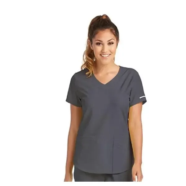Skechers Scrub Top Scrub Skechers Sk101 Womens Large Pewter Ea – SK101-18-L