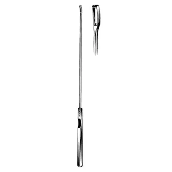 Sklar Instruments Curette Endocervical Kevorkian-Younge 12″ Rectangular Tip Ss Rsbl Ea – 90-6611