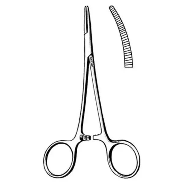 Sklar Instruments Forcep Hemostatic Halsted Mosquito 5″ Curved Stainless Steel Ea – 23-2506