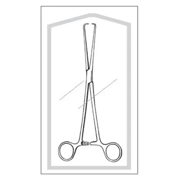 Sklar Instruments Forcep Tenaculum Schroeder 10″ Pointed Tip Straight Ss Disposable 50/Ca – 96-2626