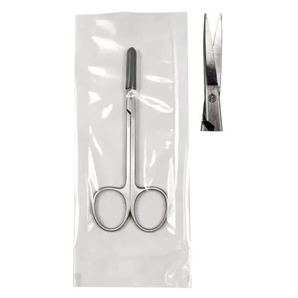 Sklar Instruments Scissors Iris Econo 4-1/2″ Sharp/Sharp Smooth Straight Ss Disposable Ea, 25 Ea/Ca – 96-2505